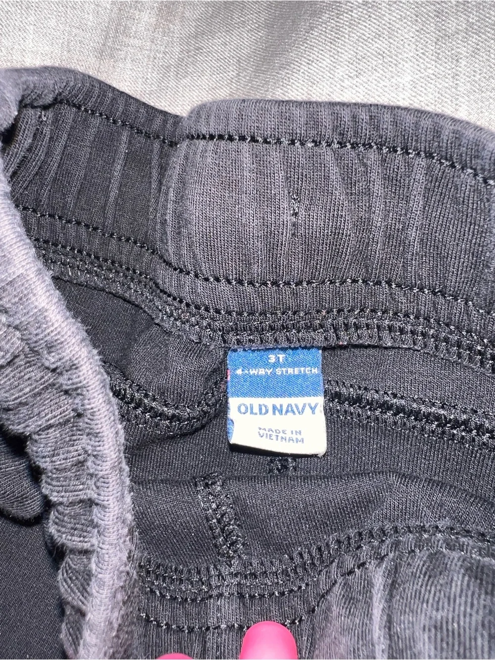 Old Navy Dynamic Fleece Joggers 3T - Black, Grey and Blue
